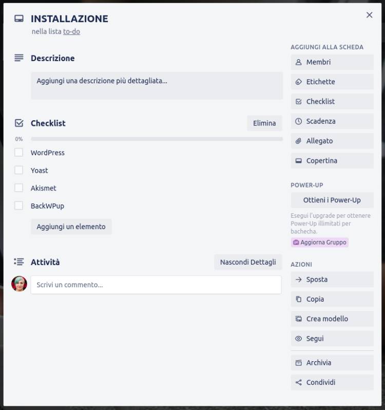 Come usare Trello - ecco come'è fatta una scheda e le cose che puoi fare